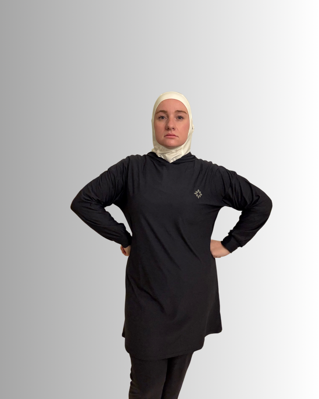 Sport hijab, sports hijab, active hijab, athletic hijab, modest activewear, active hijabi, active muslim, modest athleticwear, modest gymwear, modest sports clothes, modest gym top, modest gym shirt, islamic gym shirt, islamic gym top, loose gym shirt, loose gym top, muslim gym shirt, muslim gym top, hooded gym shirt, hooded gym top