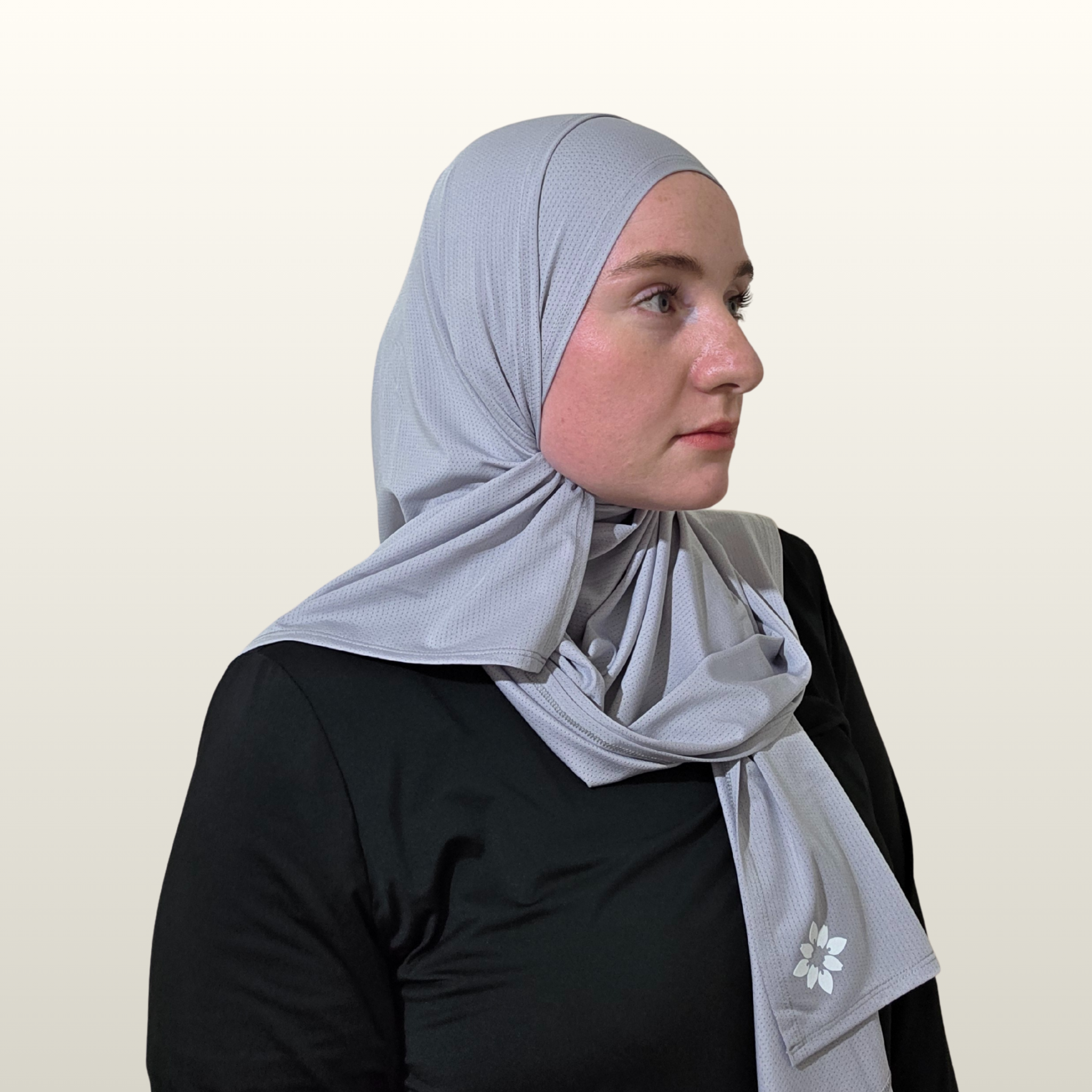 The Everyday Sport Hijab in Silver