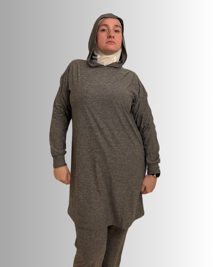 Sport hijab, sports hijab, active hijab, athletic hijab, modest activewear, active hijabi, active muslim, modest athleticwear, modest gymwear, modest sports clothes, modest gym top, modest gym shirt, islamic gym shirt, islamic gym top, loose gym shirt, loose gym top, muslim gym shirt, muslim gym top, hooded gym shirt, hooded gym top