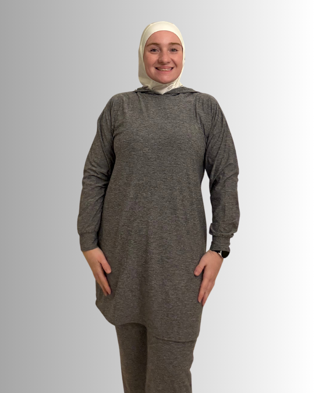 Sport hijab, sports hijab, active hijab, athletic hijab, modest activewear, active hijabi, active muslim, modest athleticwear, modest gymwear, modest sports clothes, modest gym top, modest gym shirt, islamic gym shirt, islamic gym top, loose gym shirt, loose gym top, muslim gym shirt, muslim gym top, hooded gym shirt, hooded gym top