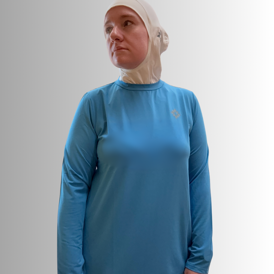The All-Around Athlete Top in Cyan