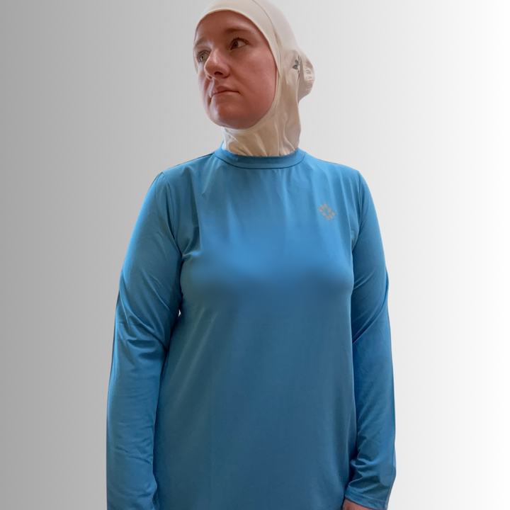 The All-Around Athlete Top in Cyan