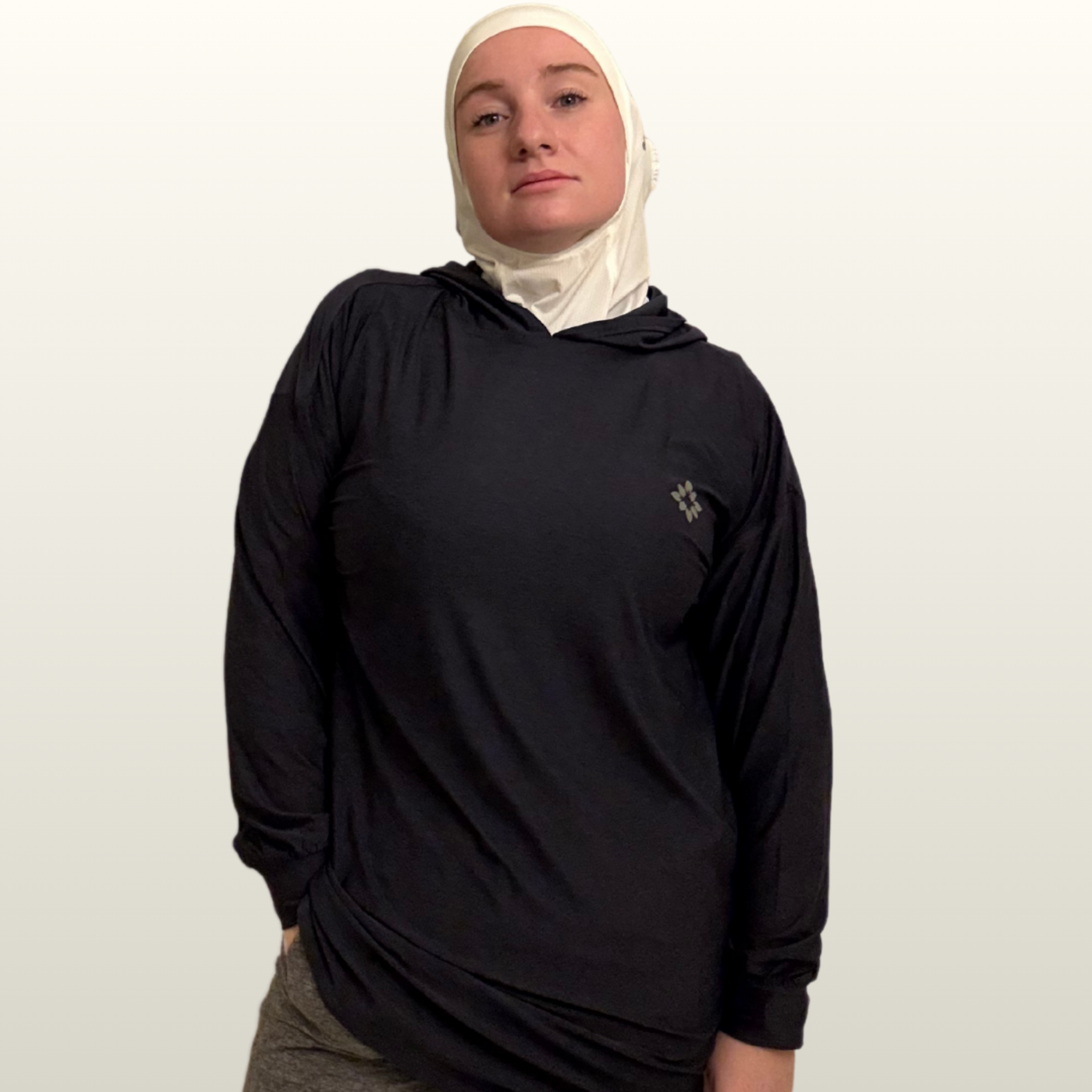 The Hooded Top in Navy