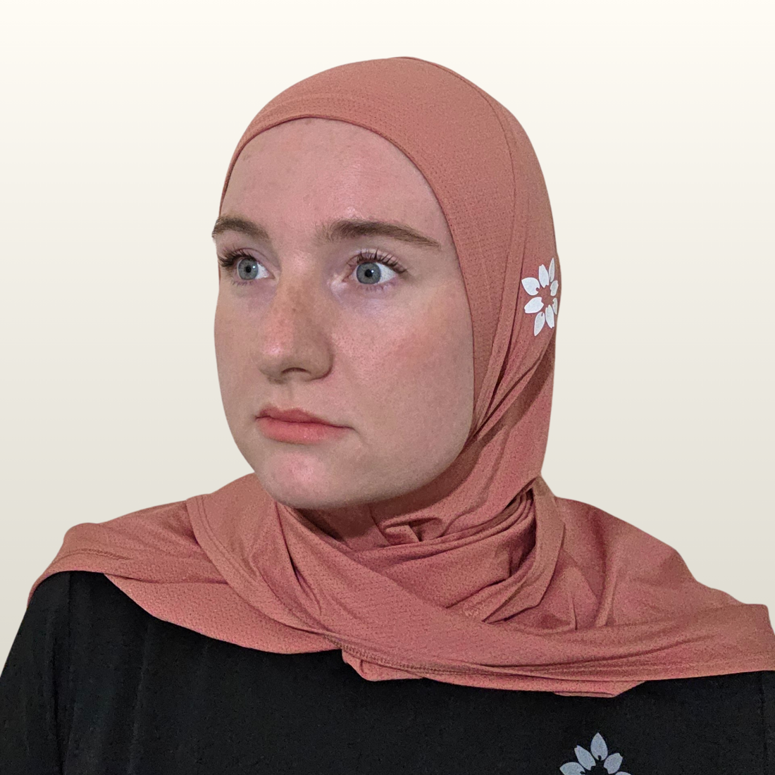 The SnapFit Sport Hijab in Coral
