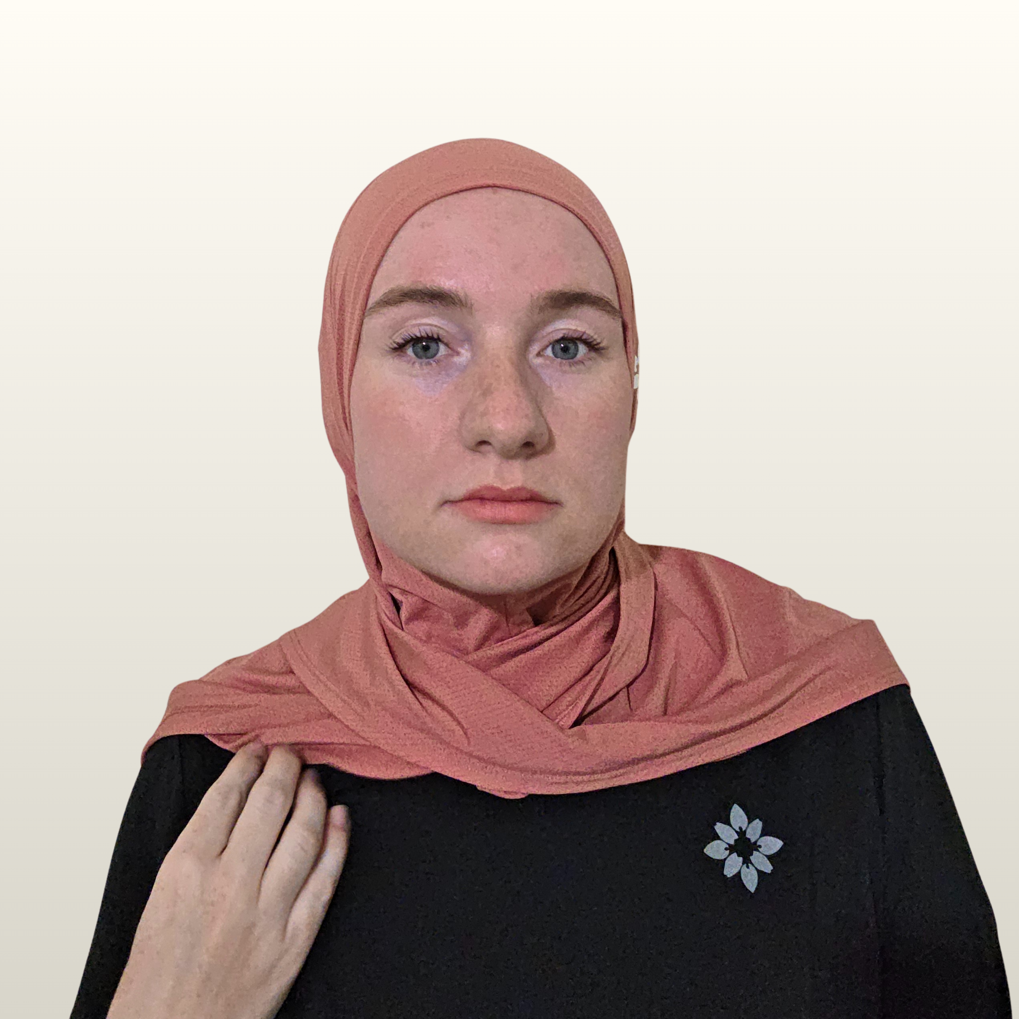 The SnapFit Sport Hijab in Coral