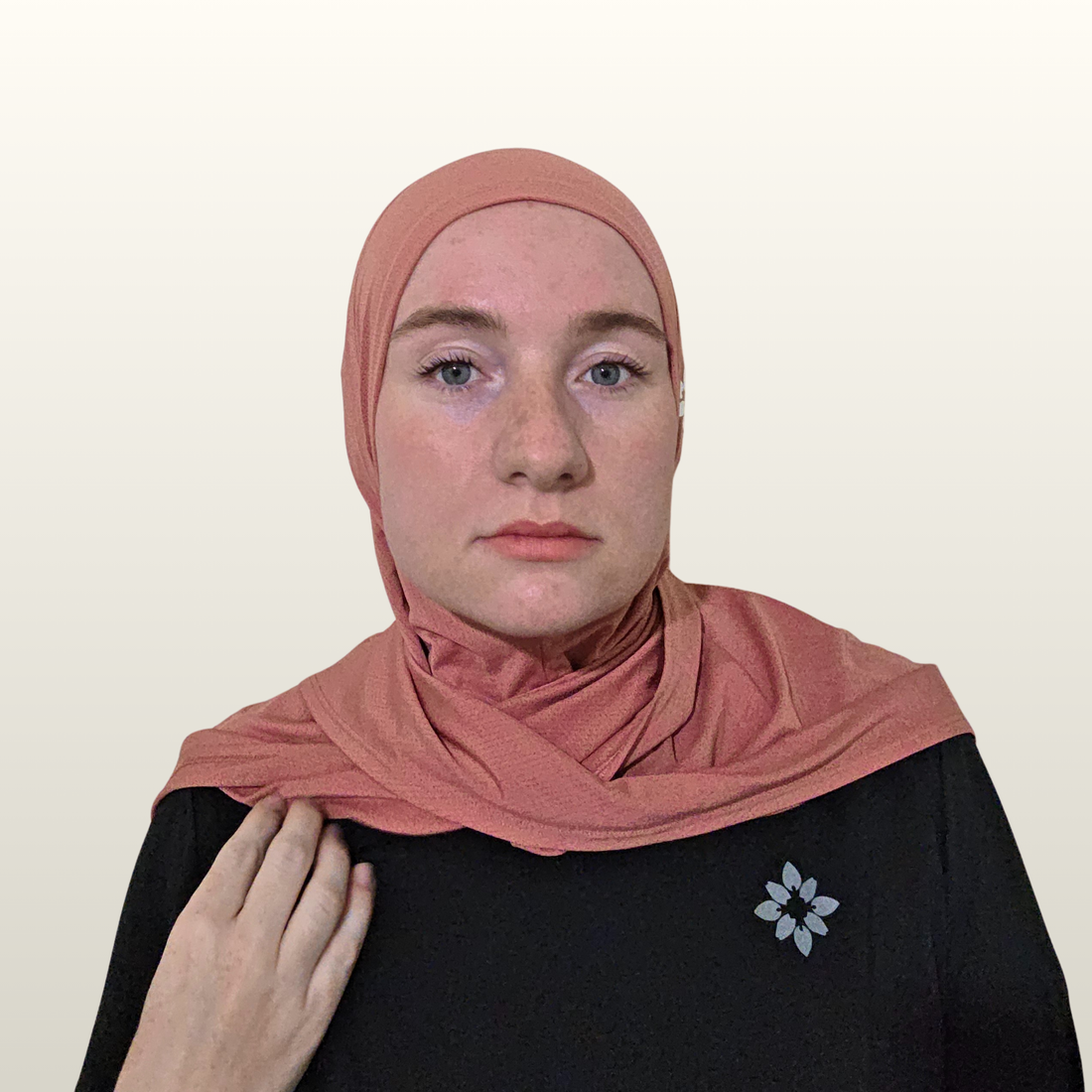 The SnapFit Sport Hijab in Coral