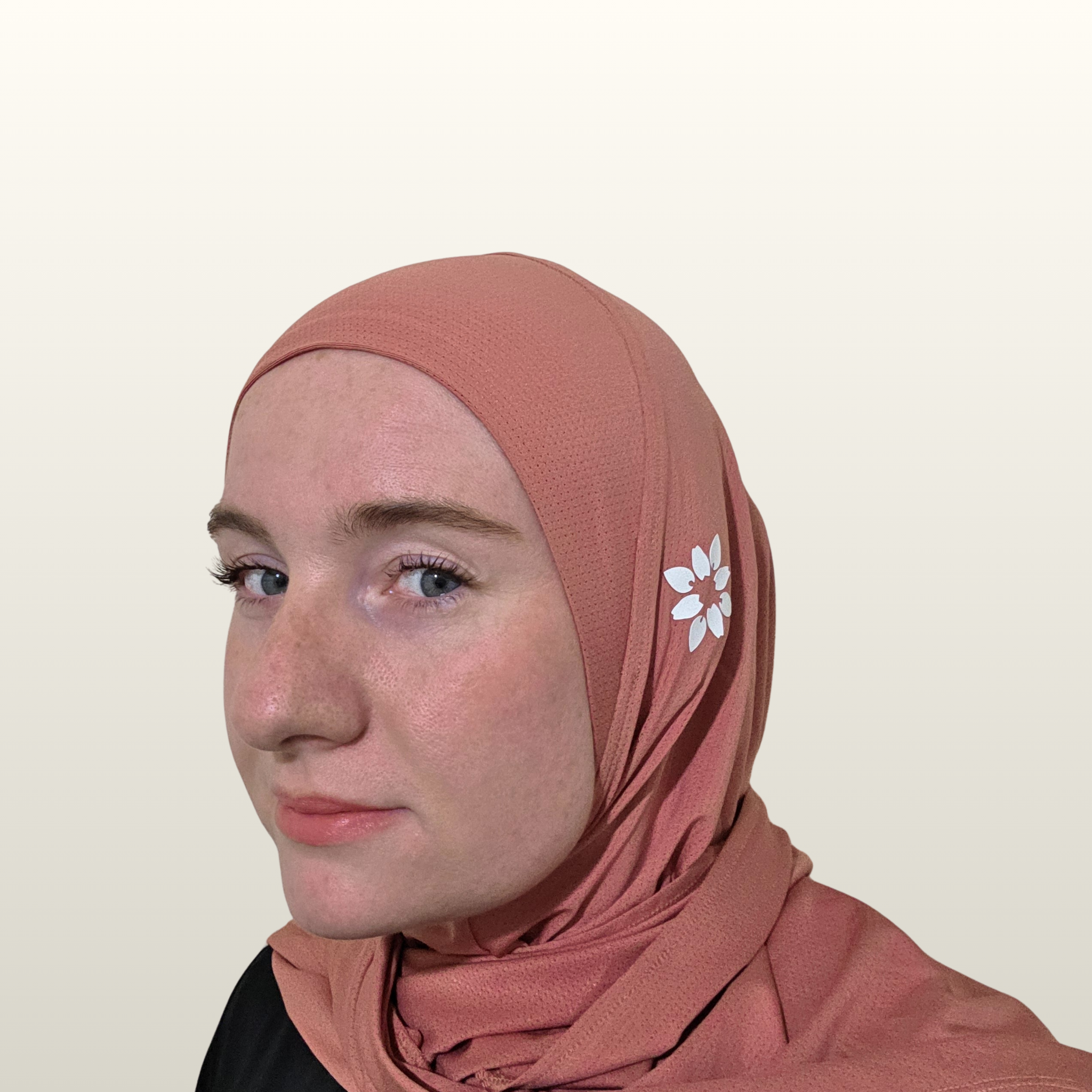 The SnapFit Sport Hijab in Coral