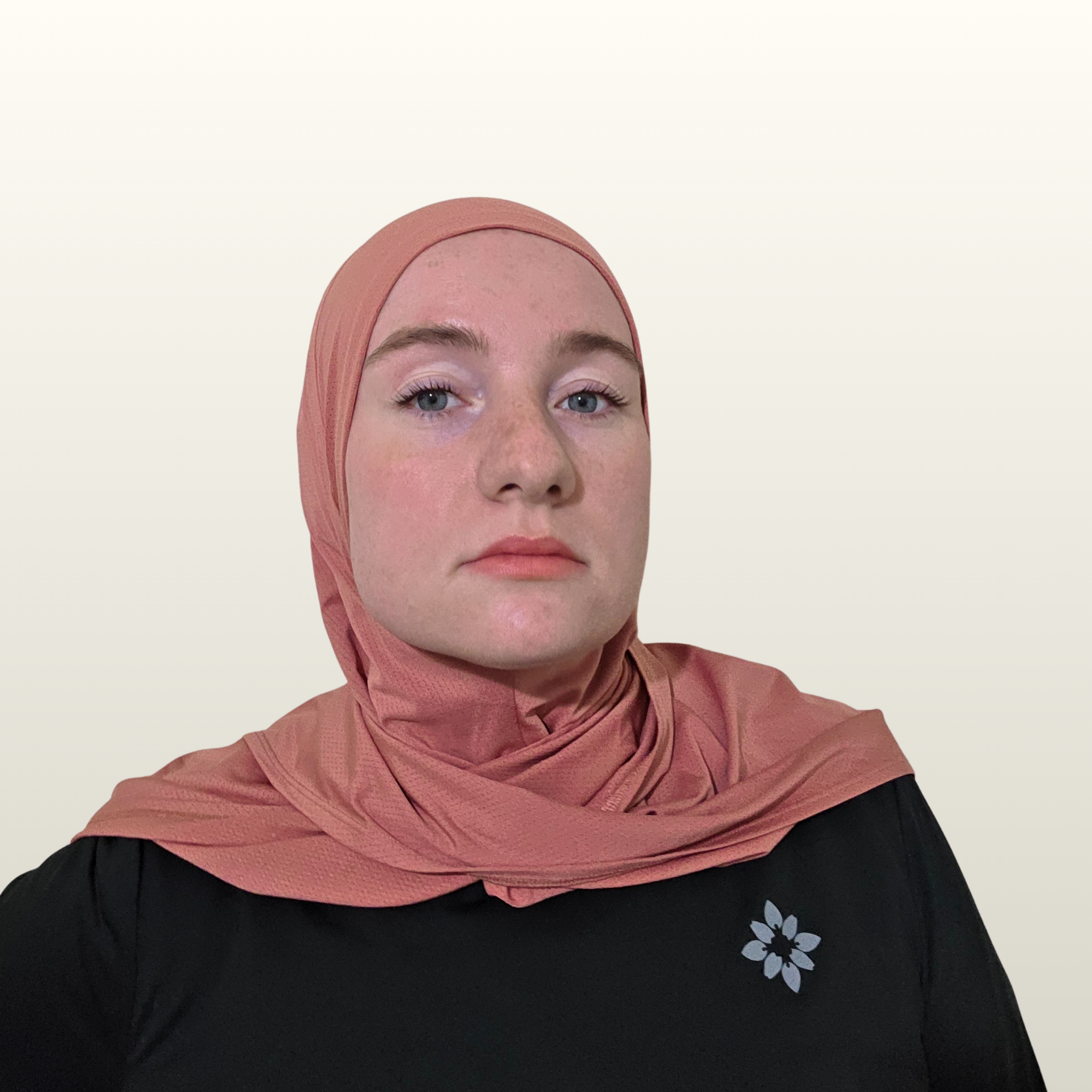 The SnapFit Sport Hijab in Coral