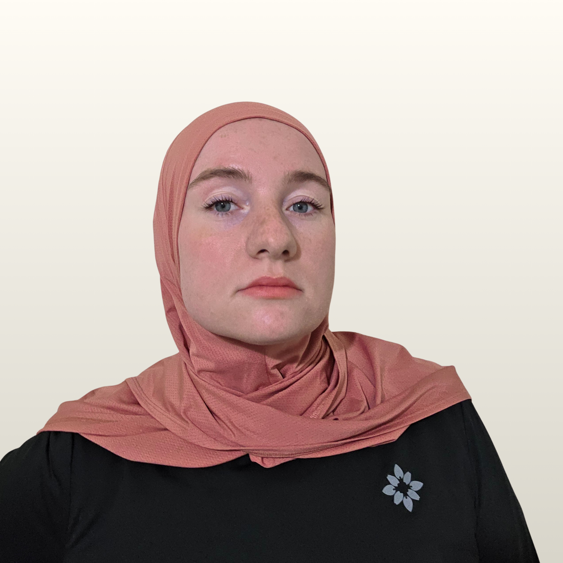 The SnapFit Sport Hijab in Coral