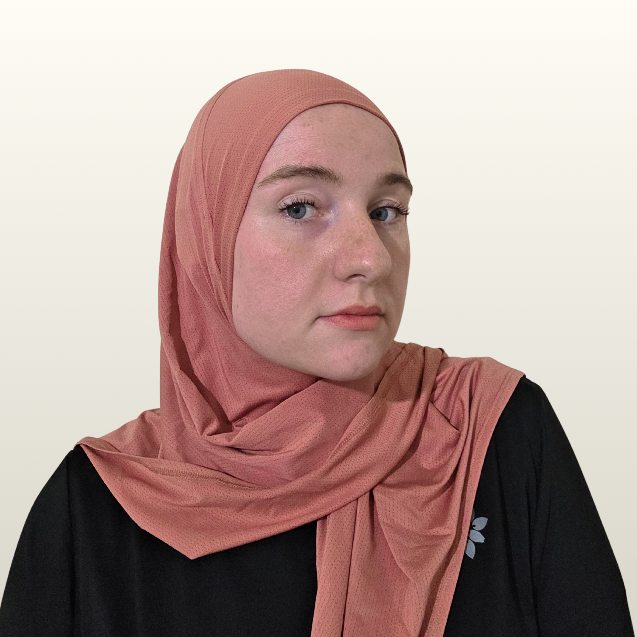 The SnapFit Sport Hijab in Coral
