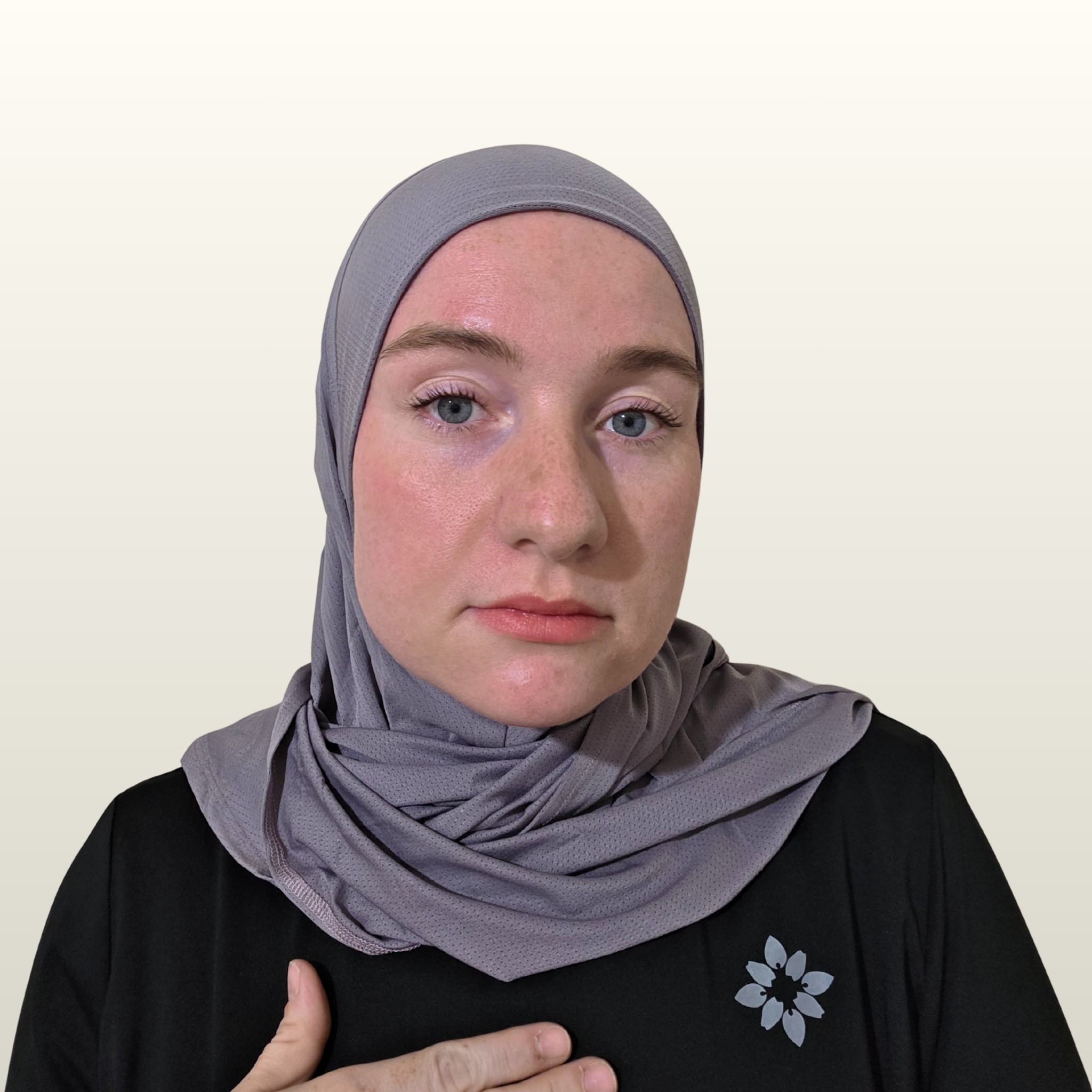 The SnapFit Sport Hijab in Dusk Gray