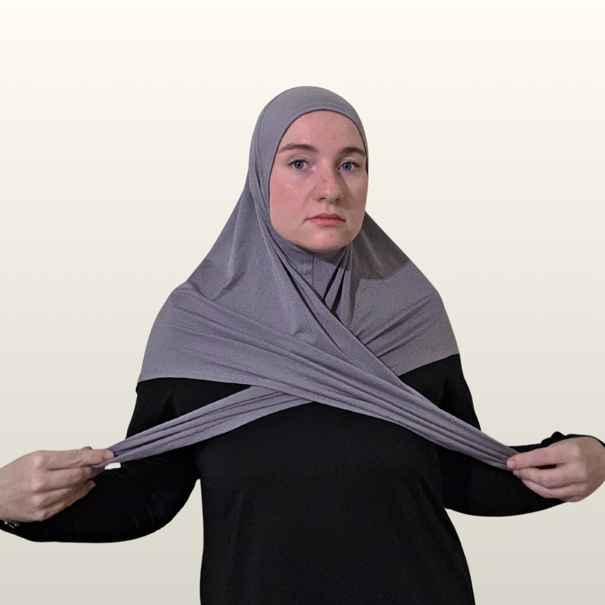 The SnapFit Sport Hijab in Dusk Gray