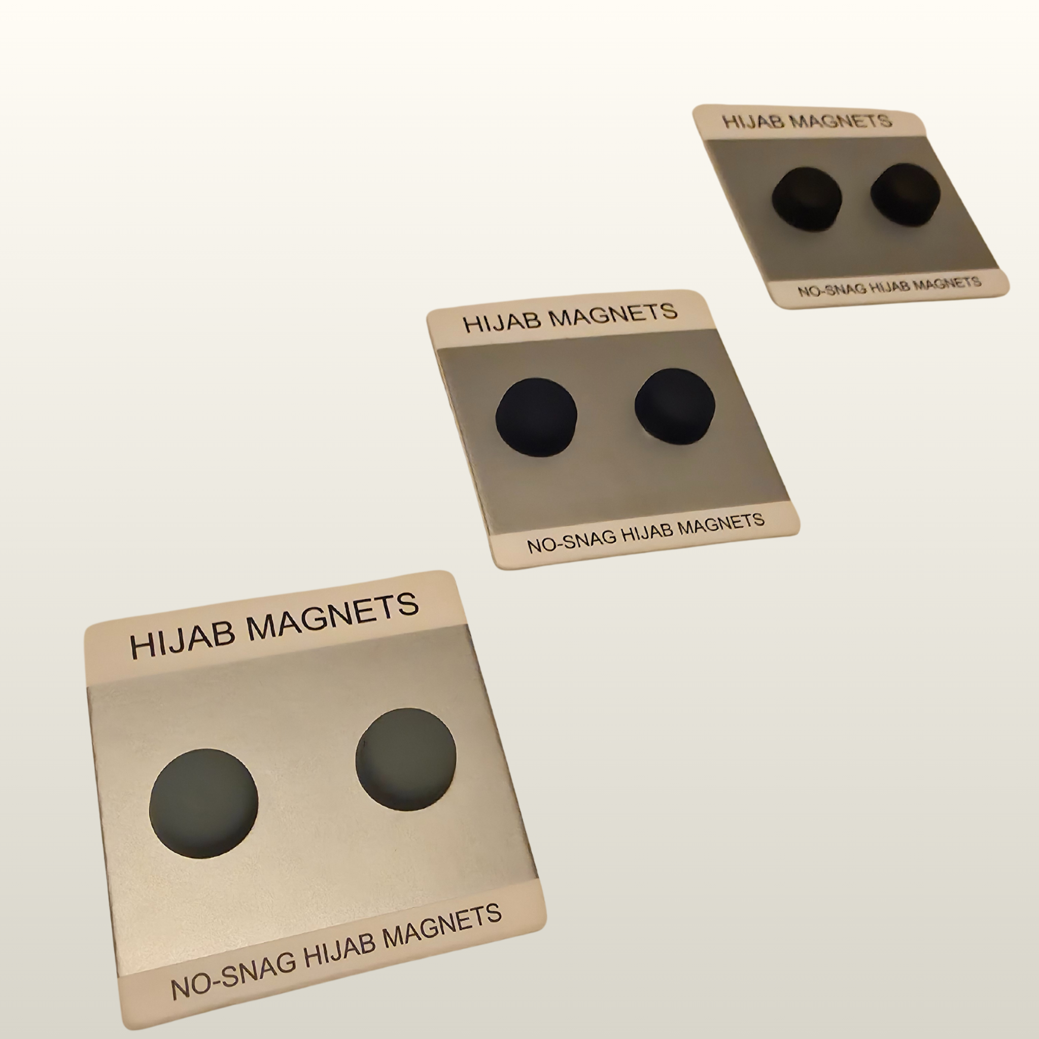 No-Snag Hijab Magnets in Silver (Set of 2)