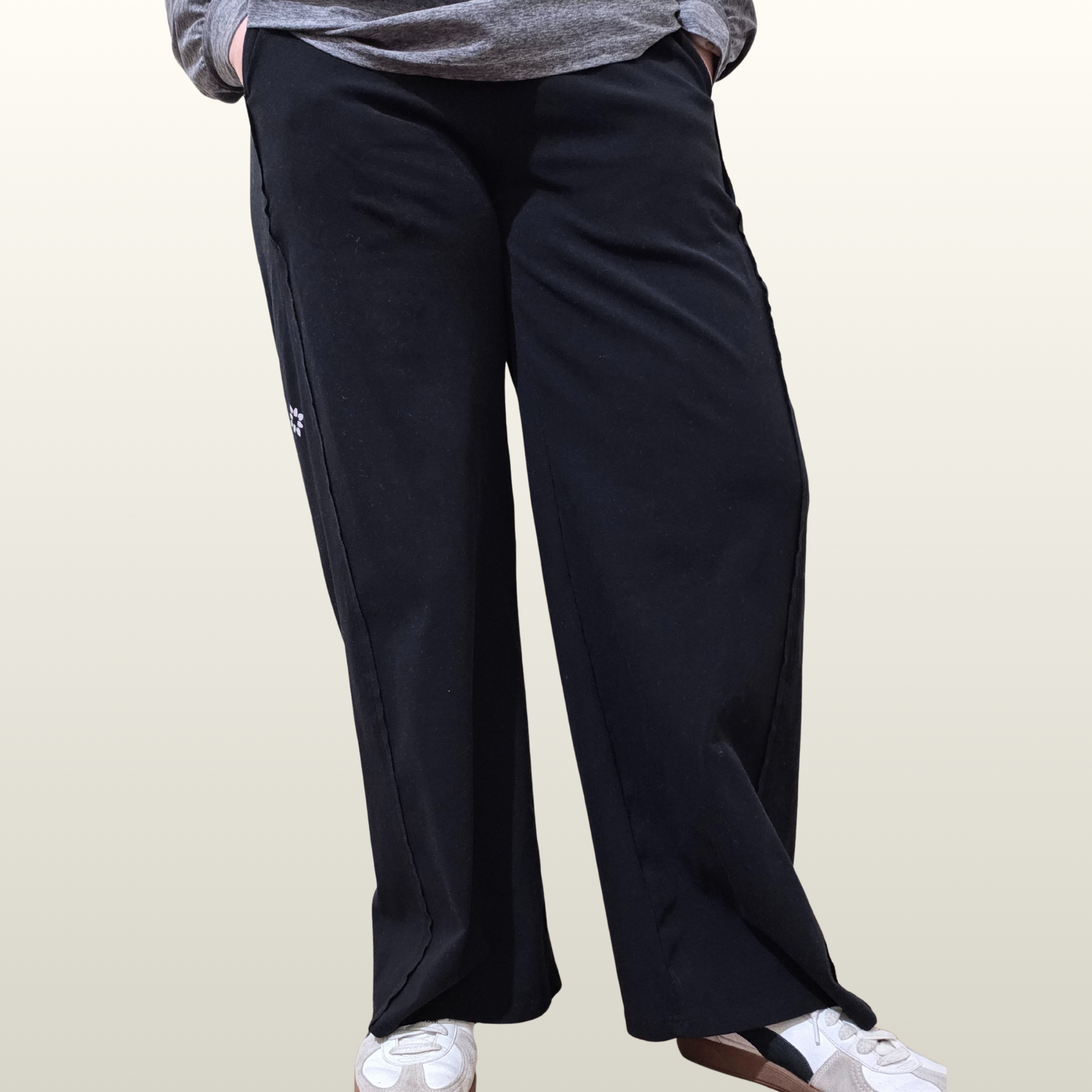 The Wide Leg Pant in Black