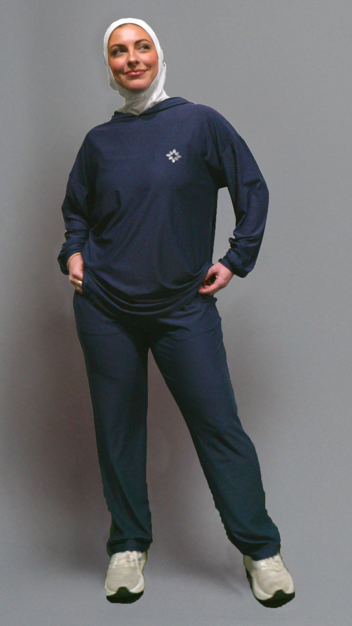 The Hooded Top in Navy